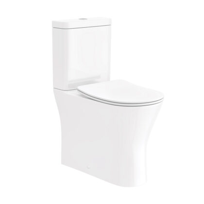 Preston Fully Enclosed Toilet Pan, Cistern & Slim Soft Close Seat