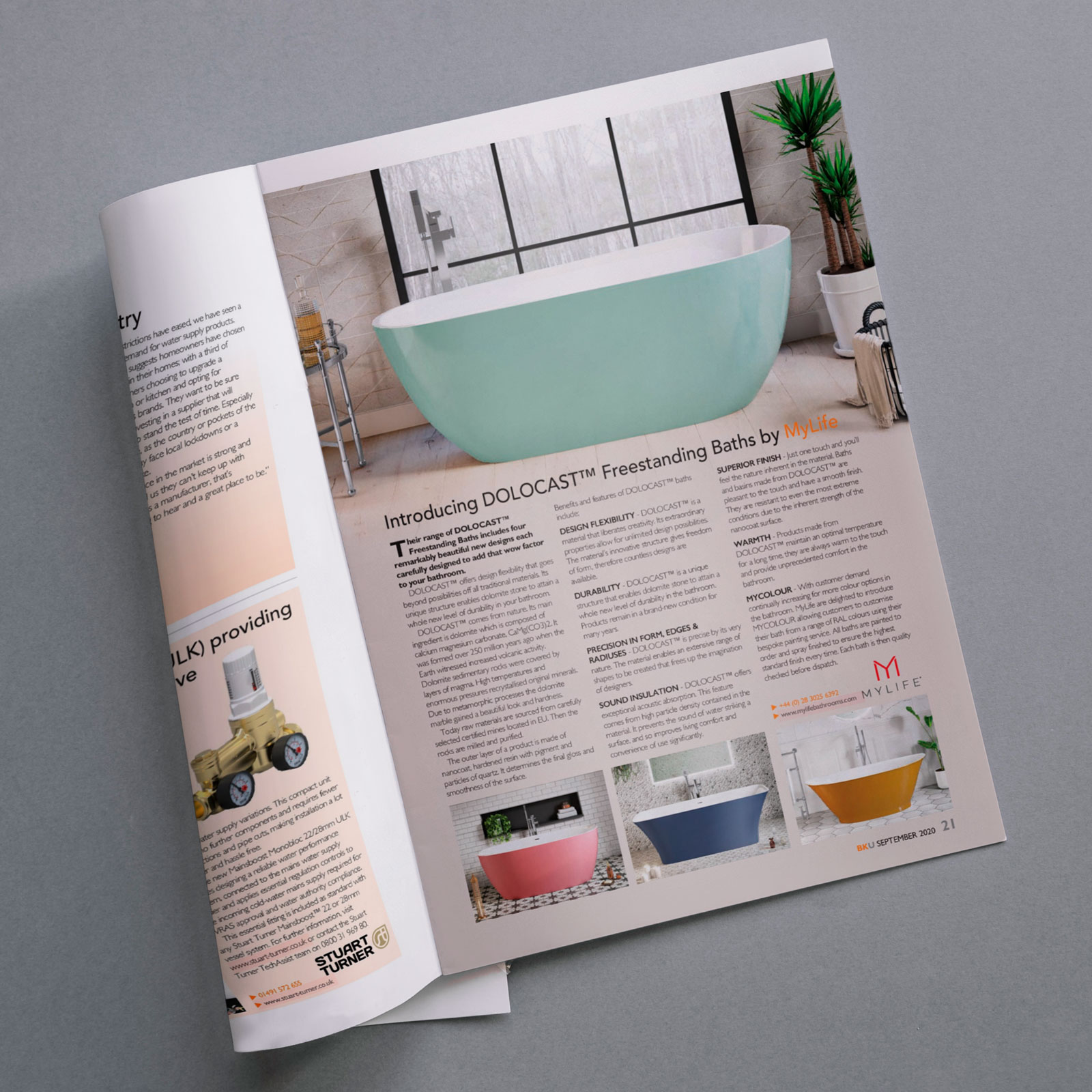 MyLife Bathrooms Features in BKU Magazine