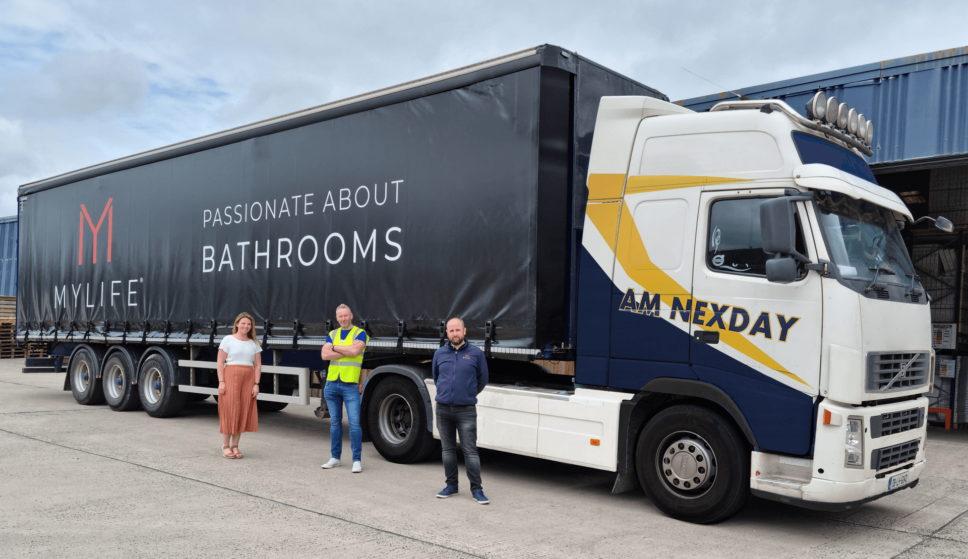 AM Nexday Nominated as MyLife Bathrooms’ UK Haulier
