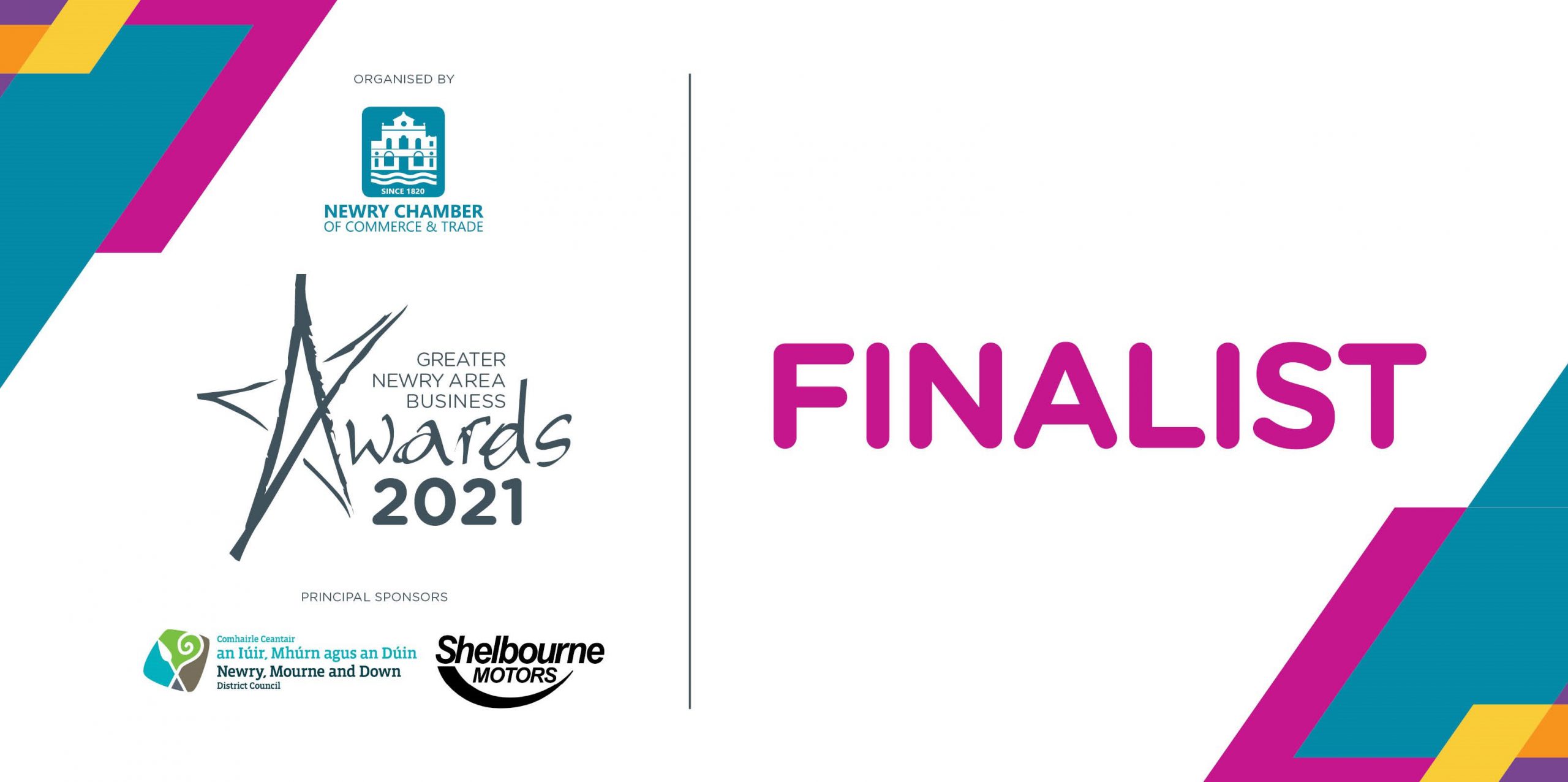 Selected Finalist at Greater Newry Area Business Awards