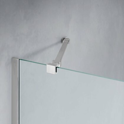 Emmi Wetroom Panel Angled Bracing Bar Chrome