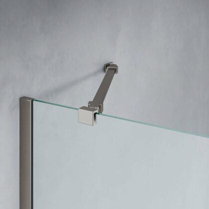 Emmi Wetroom Panel Angled Bracing Bar Gun Metal
