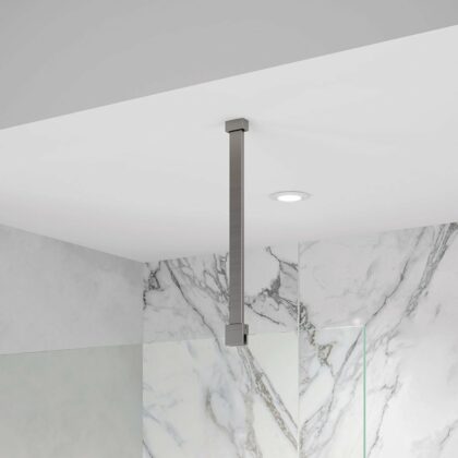 Emmi Wetroom Panel Ceiling Adaption Bracket Gun Metal
