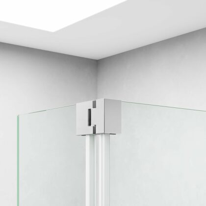 Emmi Wetroom Flipper Panel Hinges Chrome