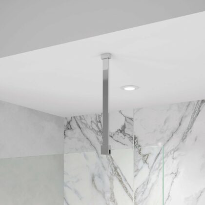 Emmi Wetroom Panel Ceiling Adaption Bracket Chrome