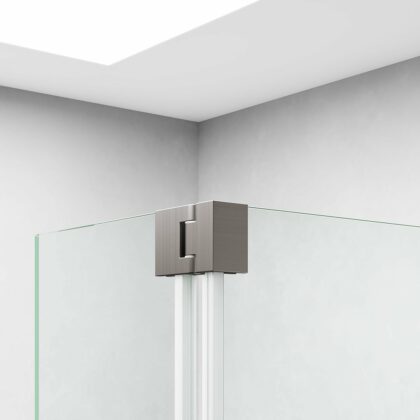 Emmi Wetroom Flipper Panel Hinges Gun Metal