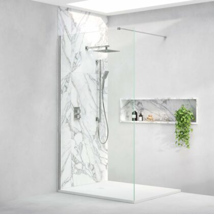Emmi Wetroom Panel 8mm Glass Only
