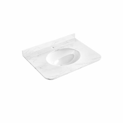 Farnham 700mm Carrara Marble Worktop & Basin