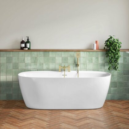 Mourne Thin Edge Freestanding Acrylic Bath