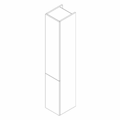 Stockton Standard 300mm 2 Door Tall Storage Unit Kit