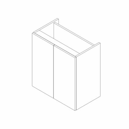 Stockton Standard 600mm 2 Door Storage Unit Kit