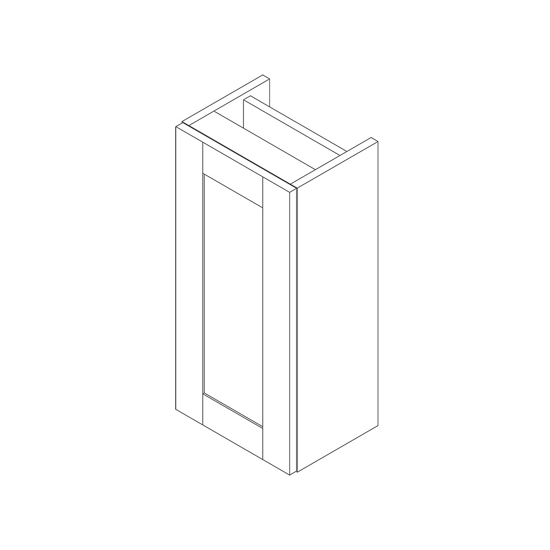 Gresham Slimline 300mm 1 Door Storage Unit Kit