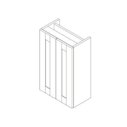 Gresham Slimline 400mm 2 Door Storage Unit Kit