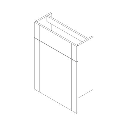 Gresham Slimline 600mm Back to Wall WC Kit