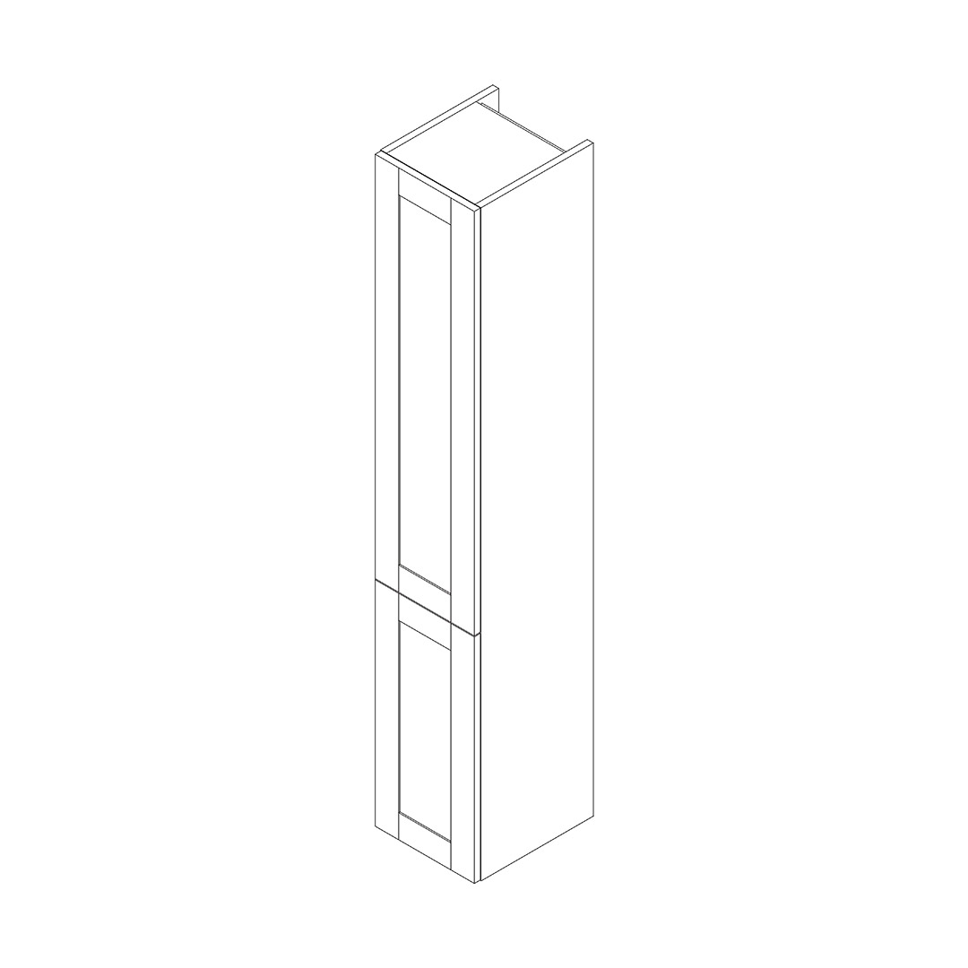 Gresham Standard 300mm 2 Door Tall Storage Unit Kit