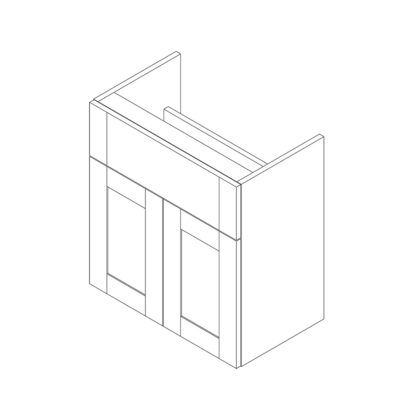 Gresham Standard 600mm 2 Door Basin Unit Kit